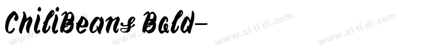 ChiliBeans Bold字体转换 ChiliBeans Bold字体转换
